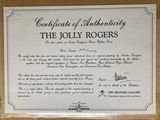 certificat d'authenticité des drapeaux pirates