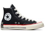 converse all star hi black / red / white