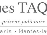Logo d'Hugues Taquet en noir et blanc