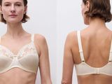 deux photos d'une femme en brassière et d'une femme en brassière