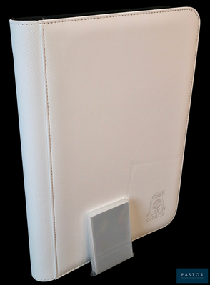 une image représentant un classeur blanc orné d'une illustration de téléphone portable