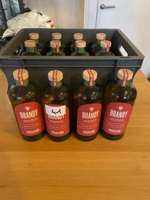 12 bouteilles de Brandy Spiritueux cuvée eau de vie de vin 4… - Photo 1