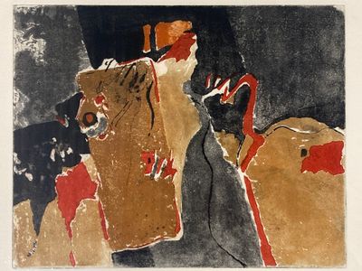 Thibaut de REIMPRÉ (1949-2023). Composition abstraite, 1976