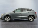 the audi qx is parked in a grey room