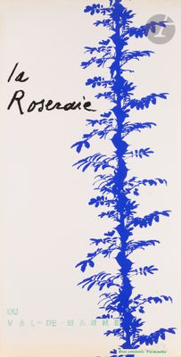an image of a drawing of a tall tree with blue leaves on it