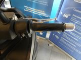 a gas pump that is on the side of a motorcycle