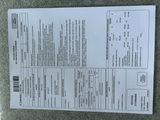 a close up of a piece of paper on a table