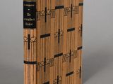 an image of a wooden book with a cross pattern on it