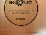 a close up of a guitar case with a label on it
