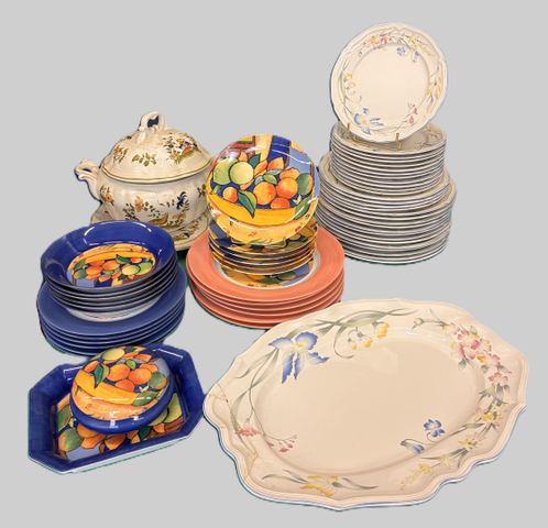 Partie de service en porcelaine Villeroy et Boch modèle Rivieira ...