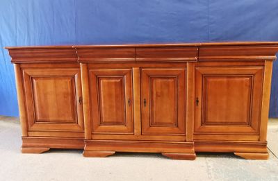 Enfilade en merisier et placage de merisier présentant 4 por…