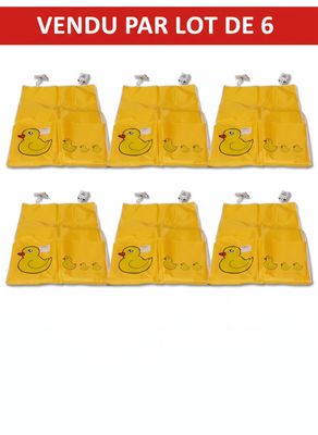Lot de 6 Organisateurs de rangement suspendu pour le bain - …
