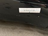 a close up of a car with a sticker on it