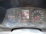 a close up of the dashboard of a car with the gauges on