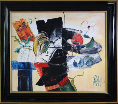 HAY ? Equilibre Huile sur toile