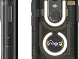l'arrière et le côté d'un téléphone portable équipé d'un appareil photo