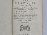 an open book with a black and white title on it