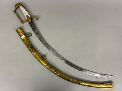 deux épées, l'une avec une poignée en or et l'autre avec une poignée en argent