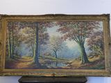 a picture of a painting hanging on a wall