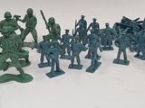 a lot of toy soldiers that are on the table