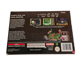 the back cover of a nintendo game box with a picture of a man on a horse
