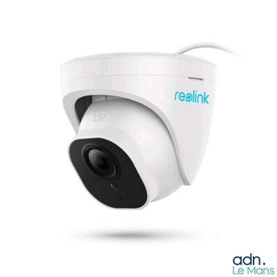 an image of a white surveillance camera with the words relink on it