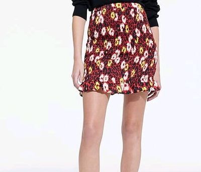 Lot de 2 jupes - THE KOOPLES - WILD BLOSSOM RED / YELLOW - T…