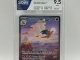 a close up of a card in a clear plastic holder
