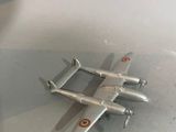 a toy airplane that is sitting on a table