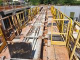 a construction site with a lot of construction equipment on it