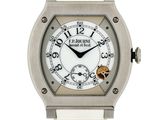 une photo d'une montre-bracelet avec un cadran blanc et un bracelet en caoutchouc blanc