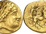 une pièce d'or portant l'image d'un homme et d'une femme