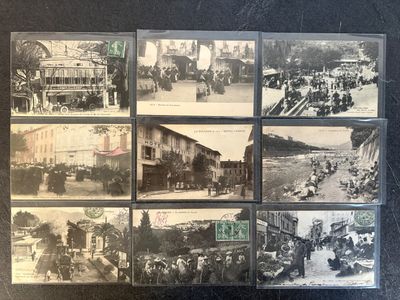 several black and white photos of a bunch of people riding motorcycles