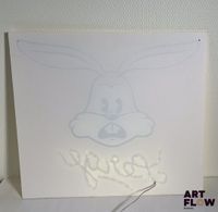 Enseigne lumineuse Serge, le lapin du métro parisien (photo 3)