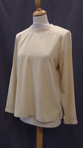 WEINBERG : top manche ¾ en polyester aspect soie taille 38