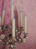 CANDELABRE en bronze ciselé et doré à décor d'un putti soute… (photo 4)
