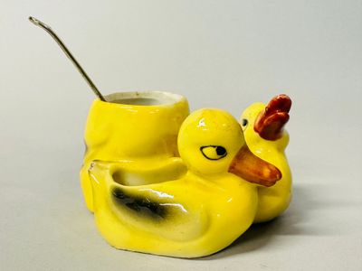 ALLEMAGNE. Deux canetons Service à condiments en porcelaine …