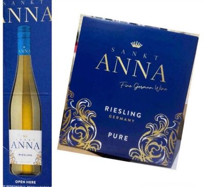une image d'une bouteille de vin à côté d'une boîte de vin