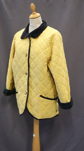 Le Meilleur d’Amiens – Veste matelassée jaune, intérieur écossais...