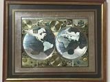 a picture of a picture of the world in a picture frame