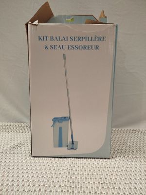 lot de 10 kits balai avec serpillère et seau essoreur