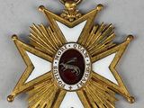 an image of a medal with a purple ribbon around it