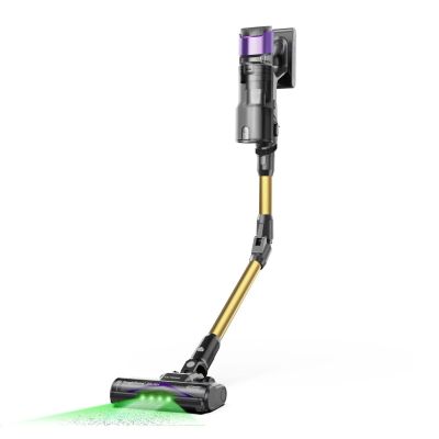 a close up of a vacuum cleaner on a white background