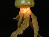 a jelly shaped jelly with a light on it ' s head