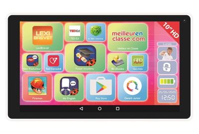 un gros plan d'une tablette sur laquelle figurent diverses applications