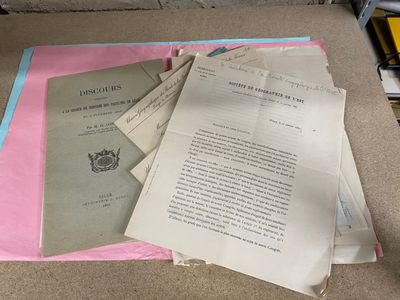 [CONS (Henri)]. Ensemble de documents et lettres se rapporta…