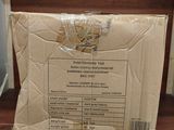 a cardboard box sitting on top of a shelf in a store