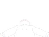 a drawing of a snowboarder on a snowy surface