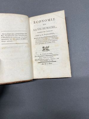 L G TAILLEFER Economie de la Vie Humaine Falaise chez Brée f…