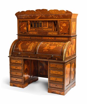 une image représentant un bureau avec un plateau en bois